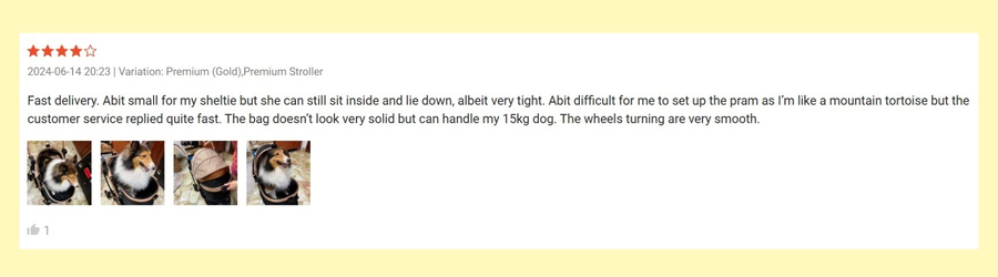 3 – Best Lightweight Pet Stroller review