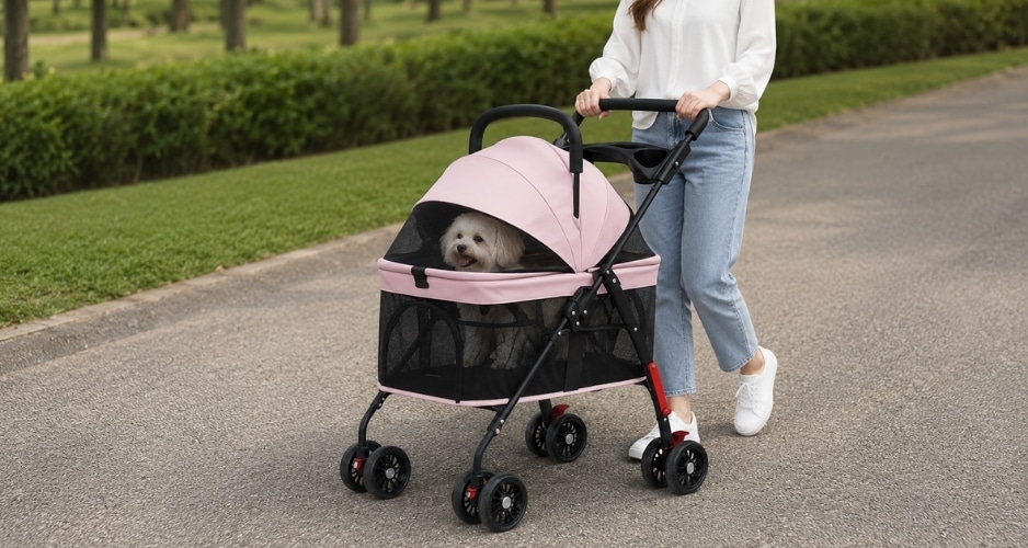 4 – EGG Foldable Pet Trolley